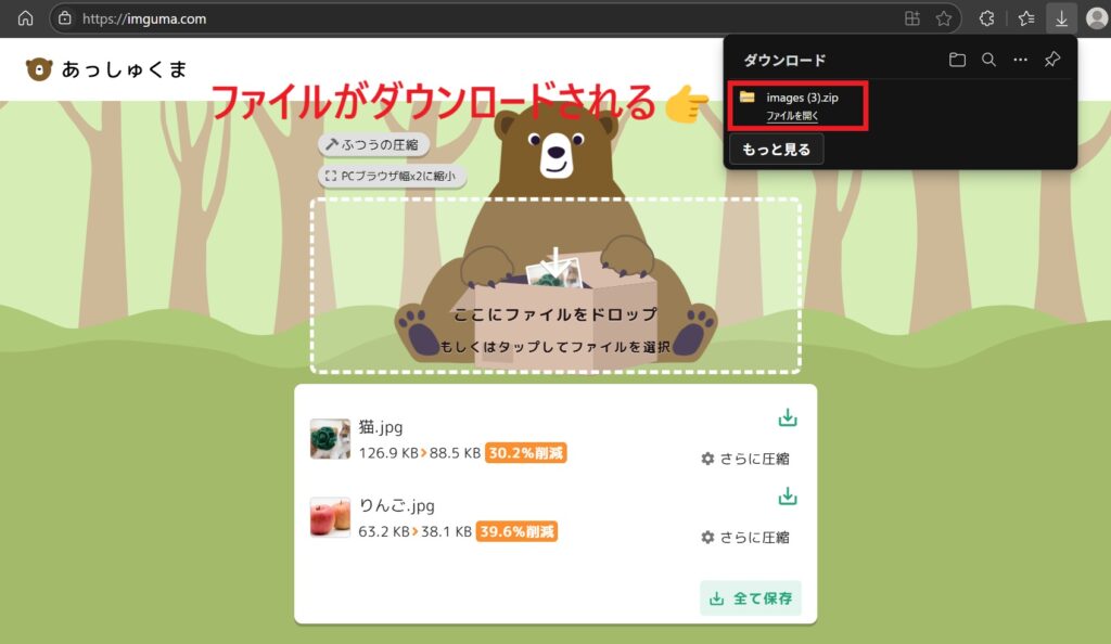 ファイル_ダウンロード