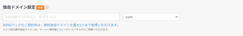 独自ドメイン設定